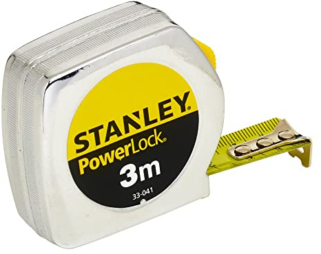 STANLEY 0-33-041 Mesure 3 m x 19 mm en métal Powerlock Classic