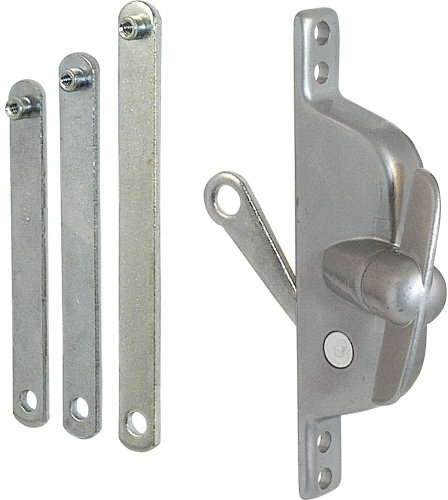 Prime-Line H 3557 Jalousie Operator, Reversible, With Three Link Arms, Aluminum Finish (Single Pack)