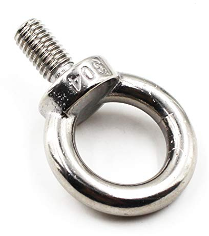 M3 Perno de ojo de acero inoxidable 304 Tornillo de acero inoxidable (30 Pack)