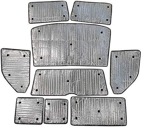 UKB4C Interior Thermal Blinds to Fit VW T5/T6 Calif SWB (Rear View Cut Out)(2005-Present)