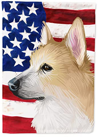 Caroline's Treasures CK6630CHF Bandera de Noruega Buhund para casa, grande, multicolor