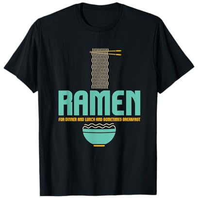 Nouilles de ramen japonais I nourriture asiatique I ramen T-Shirt