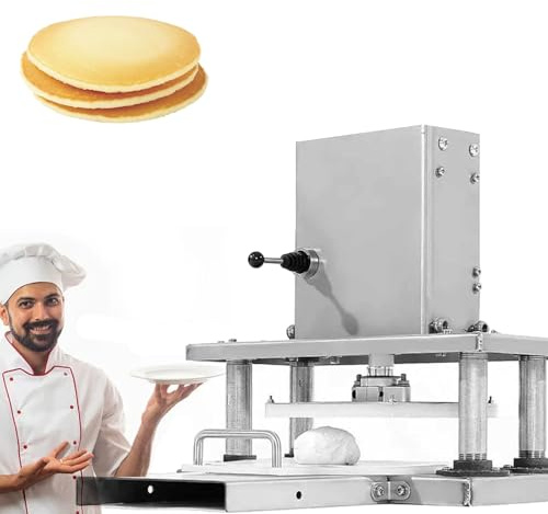 Stendetrice elettrica professionale per impasto pizza, con rulli antiaderenti in acciaio inox per pizza, tortillas e pane.