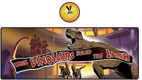 Jurassic Park XL Schreibtischunterlage und Untersetzer Set