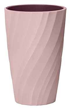 Gobelet incassable pour Brosse à Dents réutilisable, gobelet de Salle de Bain, gobelet en Plastique pour rince-Bouche, Support de Brosse à Dents Portable pour Boire du Dentifrice (Rose)