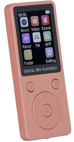 Lecteur MP3 32 Go Bluetooth 5.0 Haut-Parleur Intégré Écran 1,8 Pouces Son HiFi Support MicroSD 128 Go