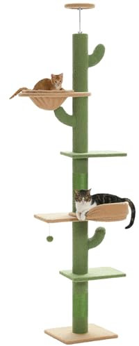 Il tiragraffi Cactus Arrampicata Plus – Robusto tiragraffi per gatti attivi di qualsiasi dimensione – Ideale per gatti attivi di qualsiasi dimensione – Massima protezione per i vostri mobili e