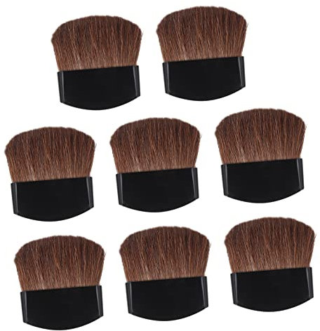 PHENOFICE 8st Pinsel Seehecht Bürste Malutensilien Zeichenzubehör Zeichenutensilien Malwerkzeuge Lidschattenschwamm- Lidschatten-applikatoren Black Holz