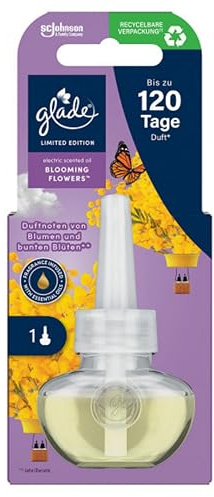 Glade Electric Scented Oil Duftstecker Nachfüller, Blooming Flowers, 1er Pack (1 x 20 ml)