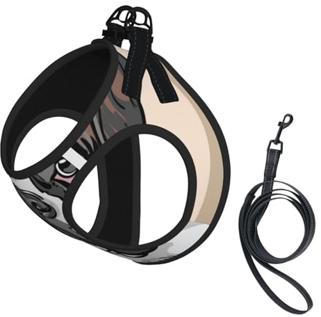 Chien Boxer,Harnais pour Animaux de Compagnie, Harnais réfléchissant réglable pour Chien,L