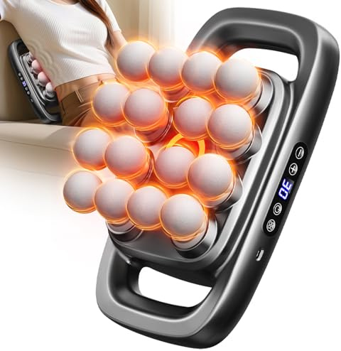 Gurui Massage Guns Deep Tissue, Valentine's Day Gifts, Neck Massager with 16 Heads, 16-Head Massage Gun Set for Deep Tissue and Back, Shoulders, Legs, Pain Relief