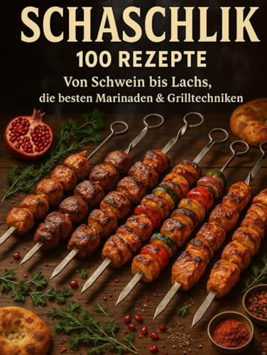 Schaschlick 100 Rezepte: Von Schwein bis Lachs, die besten Marinaden & Grilltechniken: 100 Geheimnisse für saftige Spieße, legendäre Marinaden und echtes Grillfeuer