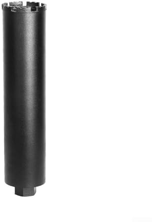 Foret à béton humide M22 370 mm avec construction en alliage pour perçage à sec et humide sur murs en briques, carreaux et ciment, noir (76 mm)