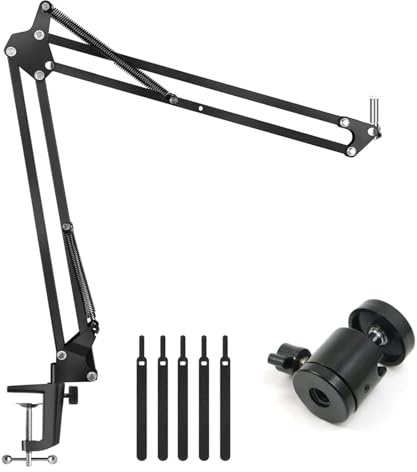 Webcam Soporte de micrófono de escritorio Soporte de brazo de suspensión ajustable Estabilizador Soporte de cámara web for cámara web C922 C930E C930 C920