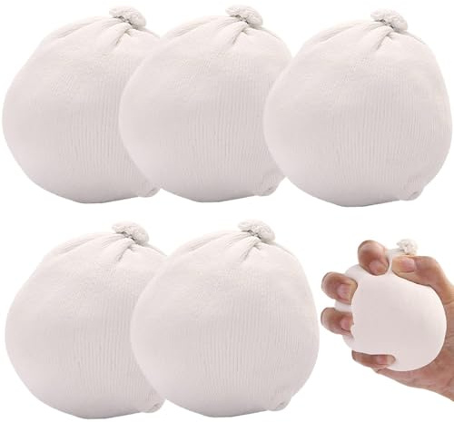 ZQuintuplian 5 Pcs Climbing Chalk, Gym Chall, Chalk Ball, Suitable for Rock Climbing, Gymnastics, Weightlifting, Cross Training, Enhanced Grip and Performance(56g)
