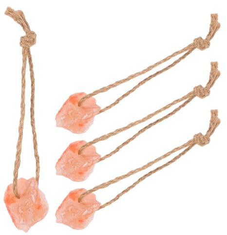 Toyvian Blocchi di Sale Grosso da Leccare per Cavalli, Cervi e Bovini, Set da 4 Pezzi (30-50g), Integratore Minerale Naturale per Salute e Sviluppo Bestiame
