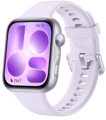 HUAWEI WATCH FIT 5 Smart Watch NFC, GPS, 1.82″ AMOLED Display, Purple | Mini Workout Fitness Tracker for Man Woman, up to 10 Days Battery Life, SpO₂, Sleep Health Monitor, 5 ATM, for iOS & Android