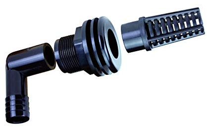 Lifegard Aquatics 1-Inch Bulkhead Fitting Kit