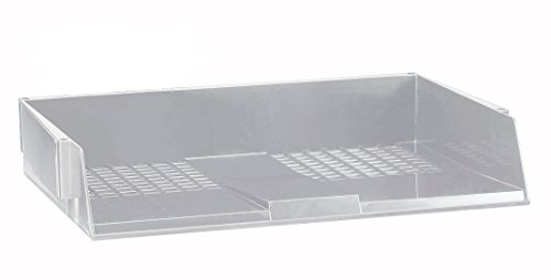 Avery Original robuste Briefablage mit breiter Öffnung für A4/Folio-Format hellgrau