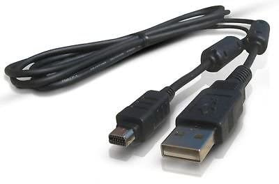 Babz Tech Cable USB de repuesto para cámara digital OLYMPUS TG-620, TG-810, TG-820, cable USB y cargador de batería