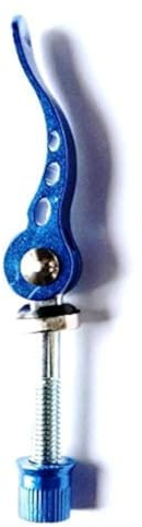 CarbonEnmy 2 ST Schnellspanner M8x55 mm Sattelklemme Schnellverschluss aus Aluminium 6061-T6 Quick-Release (Blau)