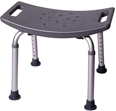 ONVAYA Badhocker 150kg grau| Duschhocker | Duschsitz | Duschstuhl