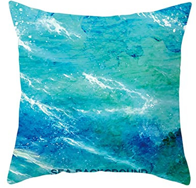 Ayoiow Couchkissen Bezüge 50x50cm, Couchkissen Kissenbezüge Polyester Marmor Textur Sofakissenbezug Kissenbezüge Modern 20x20 Inch