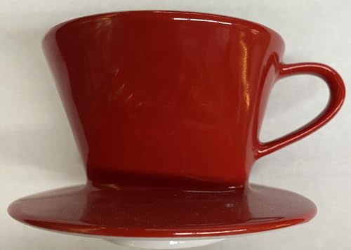 Friesland Porzellan Melitta Kaffeefilter Rot gespritzt Größe 1