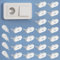 SAFELON 22+4 Piezas Protector Enchufes Italiano y Europeo Estilo Socket Covers, Bebé Eléctrico de seguridad plug covers, Outlet Covers for childproof (22+4 Piezas, Blanco)