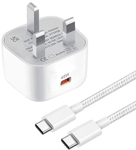 45W Samsung Super Fast Charger for Samsung Galaxy S24 Ultra/S25 Plus/S23 FE/S24/S22/S21 S20,A54 A55 A25 A15 A16 A05S A53 A34 A23 5G A56 A36,Z Fold 4 5/Z Filp 5 6 Charging Plug Phone Adaptor and Cable
