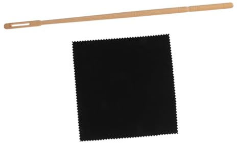 BESTonZON Flötenreinigungsstab Und Tuch Reinigungsset Für Flöte Klarinettenreinigungstuch Flötenreinigungslappen Werkzeuge Für Flötenreinigung Pflegewerkzeug Für Musikinstrumente