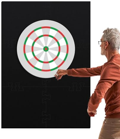 Generisch Dartboard-Rückwand-Wandschutz, Dartboard-Wandschutz - 27x40 Zoll Dartscheiben-Rückseite,Erweiterter Dart-Wa-ndschutz, Große Dartscheiben-Rückseite, Stabile Wandschützer