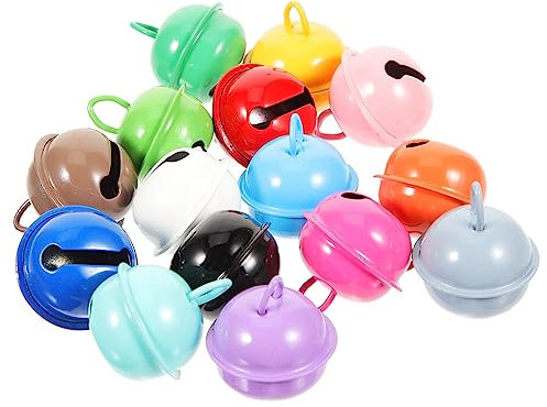 SEWACC 150 STK Farbe Glocke selber Machen Jingle Bells Miniglocken zum Basteln Ornamente wrihnachtsbaumschmuck weihnachstbaumschmuck Bunte DIY Glocken Glockenverzierungen selber Machen