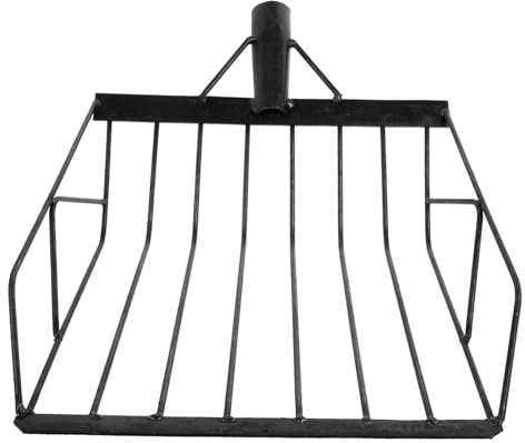 TINEASUR Pala Multifunzionale Per Giardinaggio Con Testa Extra-large e Liscio Utile Per Scavare e Setacciare Terreno Strumento Pratico Per Coltivazione Di Mais e Piante Giardino