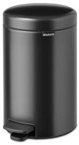 Brabantia Pedal Bin NewIcon, 12L, Confident Grey