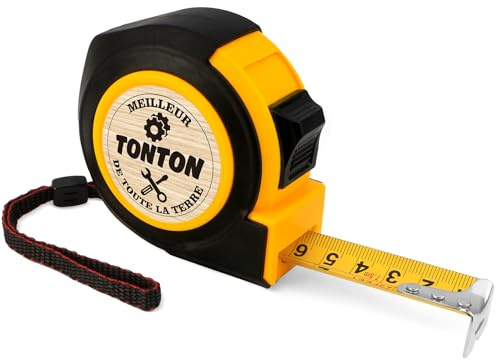 Cadeau Fete Des Peres pour Tonton,Cadeau Tonton,Cadeau Tonton Anniversaire,Cadeau Tonton Personnalisé,Mètres Ruban,Idee Cadeau Homme,Cadeau Fête pour Tonton Baptême,Cadeau Tonton Noël