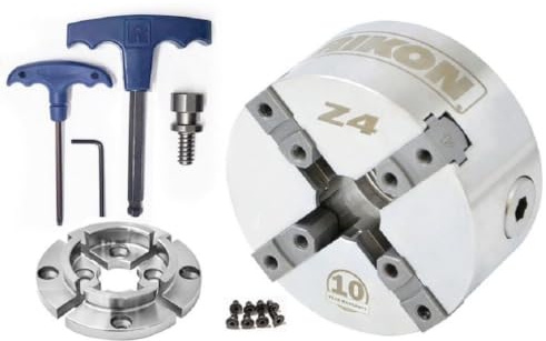 Rikon Z4 Lathe Chuck & Jaw Kit Without Insert