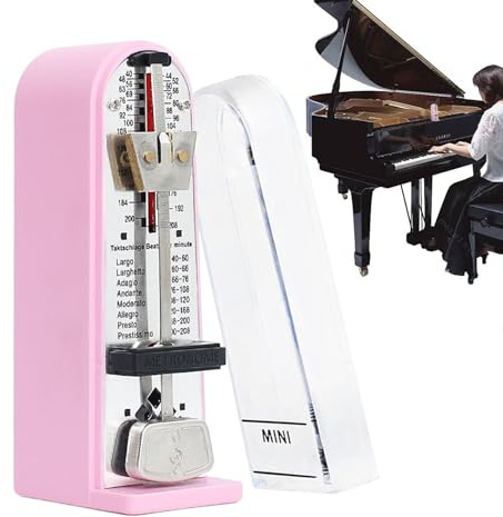 Metronom Stimmgerät Metronom Professionelles präzises Klaviermetronom Trainingszubehör für Violine, Trompete, Flöte, Banjo, Ukulele, Gitarre, Schlagzeug