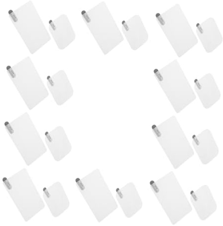 Ciieeo 20pezzi Pellicola Elettrostatica Trasparente Per Parabrezza Dash Cam Adesivo Protettivo Materiale Resistente Per Auto Installazione Facile Su