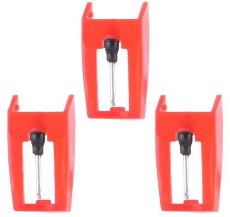 ANMITI Lot de 3 stylets de rechange pour tourne-disque, phonographe, gramophone