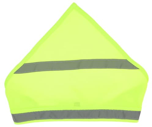 VILLCASE Reflektierendes Hundehalstuch Fluoreszierendes Sicherheitsbandana für Hunde Verstellbar Sichtbar bei Nacht Waschbar für Spaziergänge und Outdoor aktivitäten Leuchtgelb