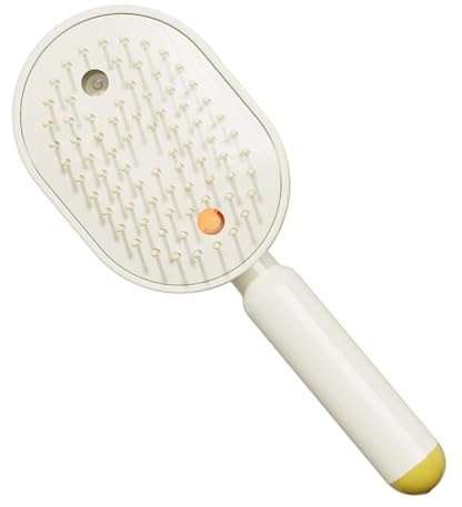 TQEBWUS Brosse À Eau pour Cheveux - Peigne À Vibration avec Fonction Brumisation,Brosse Électrique Cheveux Bouclés Coussin d'air Lumière Rouge - pour Femmes Et Filles, Spa Maison, Démêlage, Brillant