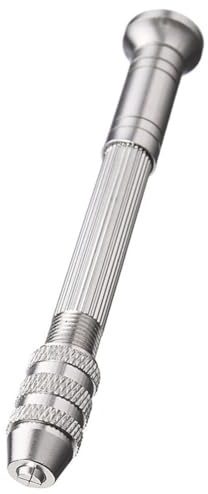 Helilyco Taladro manual para carpintería y modelos, portabrocas de 03 a 32 mm para rango, herramienta de aleación de aluminio, bricolaje