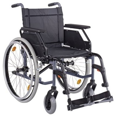 CANEO B SB48 Kombiarml.,PU anthrazit(Dietz), Handbetriebene Standard-Rollstühle