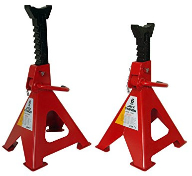 Sogi Coppia di cavalletti sotto Auto Regolabili X4-10 da 3 TON