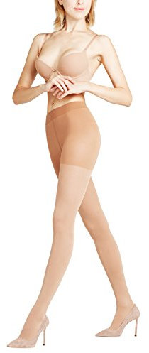 FALKE Damen Kompressionsstrumpfhose Leg Energizer 50 DEN, Semi-Blickdicht, Matt, 1 Stück, Beige (Powder 4069), Größe: S