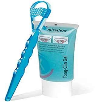 Miradent Tong-Clin Set Gel/Rascador Lengua 50 ml – Lote de 2