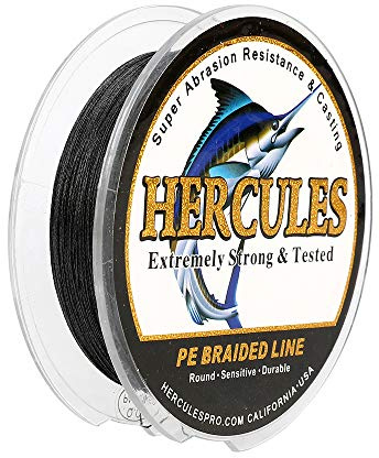 Hercules Super Strong 100 m-2000 m Flätad fiskelina 6 lb - 100 lb Saltvatten-sötvatten PE Flätad fisklinjer Test 4 strängar