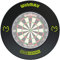 WINMAU MvG Edition Dart Board Surround Ring - Black & Green - Durable Backboard Wall Protector for Dartboards - Professional Darts Accessories