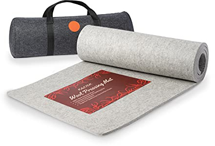 Wollpressmatte, extra groß, 55,9 x 152,4 cm, Pressmatte zum Quilten, 100% neuseeländische Wolle, Bügelunterlage für Quilter